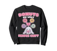Donuts Fix What People Can't Donut Food Lover Donut Mangeur de Beignets Sweatshirt