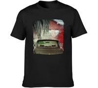Donvan Arcade Fire The Suburbs T-T-Shirts à Manches Courtes Mens Balck Tees Unisex T-Shirts à Manches Courtes(Medium)