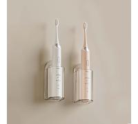 DoocliB Support Brosse a Dent Electrique 2 Pièces, Porte Brosse à Dents Autocollant, Adhésif Puissant, Support Brosse a Dent Murale sans Perçage, Porte Brosse à Dents Electrique pour Salle de Bain