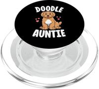 Doodle Auntie Goldendoodle Shirts Women Kawaii Dog Aunt PopSockets PopGrip pour MagSafe