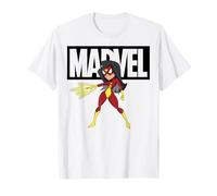 Doodle avec logo Spider-Woman de Marvel Avengers T-Shirt