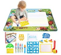Doodle d'écriture de peinture pour, tapis de peinture à l'eau, Tapis Aquarelle 150 X 90 CM, Ensemble de sans gâchis pour tout-petits, tapis de dessin, jouet, sans gâchis, réutilisable, éduca