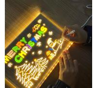 Doodle Glow Drawing Board, Doodle Glow, Homeanoak LED Drawing Board, Kivvy Magic , DIY Creative Magic with 7/12 Colors (12Colors,30 * 20cm/11.8 * 7.8in)
