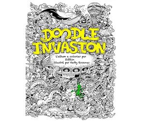 Doodle Invasion: L'album a colorier par Zifflin