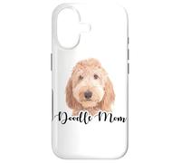 Doodle Mom, Goldendoodle Dog Aquarelle Style Coque pour iPhone 17