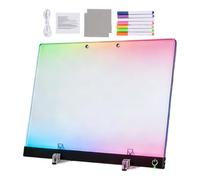 Doodle Tableau à dessin LED pour , bloc-notes avec éclairage de 7 couleurs - Tablette Doodle brillante pour , maison, école, crèche, jardin, fête, réunion et voyage