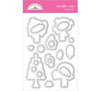 DOODLEBUG DESIGN INC. Doodle CUTS Matrice de découpe pour anniversaire fille Hey cupcake, taille unique