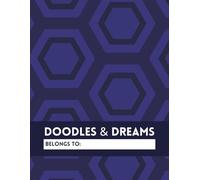 Doodles & Dreams: Dark Blue Hexagon