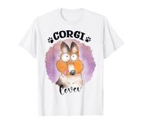 Doodles pour chiens Pembroke Welsh Corgi, maman, père, chien kawaii T-Shirt