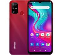 DOOGEE 4G Téléphone Portable Débloqué Android 11 X96, Octa Core 2Go+32Go, Batterie 5400mAh, Caméra Trois 8MP, Écran Waterdrop 6,52 '', Smartphone Dual SIM+SD (3 Slot), Empreinte Digitale GPS Rouge