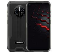 DOOGEE 5G Telephone Incassable V10, Batterie 8500mAh, Thermomètre Frontal Infrarouge, 6.39'' Android 11 Smartphone Débloqué Antichoc Etanche, Caméra 48MP,Charge sans Fil,8GB+128GB Double SIM Noir