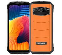 DOOGEE 5G Téléphone Incassable V30, eSIM, Dimensity 900 8Go+256Go, 6.58'' 120Hz FHD+, 108MP Triple AI Caméra(20MP Vision Nocturne), 10800mAh Batterie, Android 12 IP69K Etanche Smartphone, NFC Orange
