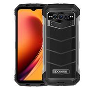 DOOGEE 5G Téléphone Incassable VMAX, 22000mAh Batterie, Dimensity 1080 12Go+256Go, 6.58'' 120Hz FHD+, 108MP Triple AI Caméra(20MP Vision Nocturne), Android 12 IP69K Etanche Smartphone, NFC Noir