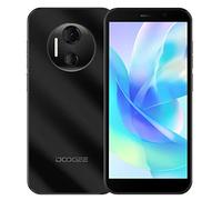 DOOGEE Android 12 Téléphone Débloqué X97 Pro, Helio G25 Octa Core 4Go+64Go, Double Caméra 12MP, 6,0'' HD+ Écran Smartphone, Dual SIM+SD (3 Emplacements), NFC GPS Déverrouillage du Visage Noir