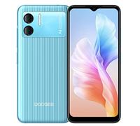 DOOGEE Android 12 Téléphone Portable Débloqué X98 Pro, 6,52'' HD+ Écran Smartphone, Helio G25 Octa Core 4Go+64Go(SD Externe 1TB), Double Caméra 12MP, Dual SIM, GPS Déverrouillage du Visage Bleu