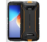 DOOGEE Android 12 Téléphone Portable Incassable S41 Pro, Octa Core 4Go+32Go (1To Extensible), Batterie 6300mAh, Triple Caméra 13MP, IP68 Etanche Antichoc Smartphone Dual SIM, 5.5'' HD+ GPS NFC Orange