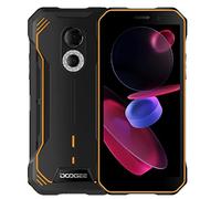 DOOGEE Android 12 Téléphone Portable Incassable S51, Octa Core 4Go+64Go, Dual SIM+SD(3 Emplacements), IP68 IP69K Smartphone Robuste Débloqué, 6,0'' HD+ Gorilla Glass, Double Caméra 12MP, NFC Orange