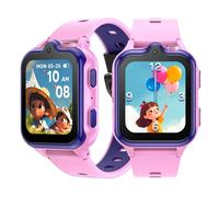 DOOGEE Anyscene S3 Montre Connectée Enfants Montre Enfant avec GPS/WIFI/LBS écran HD 1 72 pouces 4G LTE IP68 16GB ROM 900mAh Rose