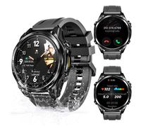 DOOGEE Anywise W1 Lite Montre Connectée-Écran 1.43"" AMOLED 5ATM Étanche 178+ Modes Sport pour Android iOS Lampe de poche extérieure
