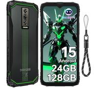 DOOGEE Blade 10 Energy Smartphone Robuste 24GB+128GB 6.56"" 6150mAh Telephone Portable Incassable Android 15 Dual SIM 4.5G/NFC Vert