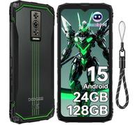 DOOGEE Blade 10 Energy Smartphone Robuste 24GB+128GB 6.56"" 6150mAh Telephone Portable Incassable Android 15 Dual SIM 4.5G/NFC Vert