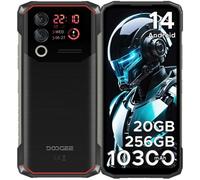 DOOGEE Blade 10 Max Téléphone Portable Incassable 6.56"" HD+ 20Go+256Go 10300mAh Android 14 - 1,54""arrière multifonction NFC - Noir