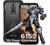DOOGEE Blade 10 Pro Energy Smartphone 32Go+256Go Écran 6.56"" HD+ 90Hz Telephone Portable Incassable 6150mAh 50MP Dural SIM/NFC Noir
