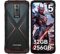 DOOGEE Blade 10 Pro Energy Smartphone Incassable 32Go+256Go, Smartphone Android 15, 6.56"" HD+ 90Hz, 50MP, 6150mAh, 4.5G/NFC, Rouge