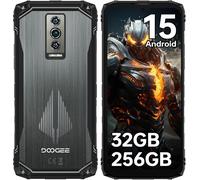 DOOGEE Blade 10 Pro Energy Smartphone Incassable 32Go RAM+256Go ROM, Smartphone Android 15, Écran 6.56 HD+ 90Hz, 50MP+8MP, Batterie 6150mAh, Octa Core, 4.5G/NFC/10.7mm/Double SIM/Face ID, Noir