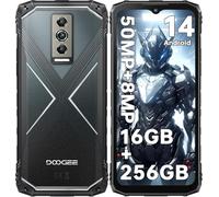 DOOGEE Blade 10 Pro Smartphone Robuste Android 14 6.56"" 5150mAh 16Go + 256Go 50MP Téléphone IP68 4G WiFi NFC-L1-Dual SIM - Argent