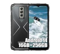DOOGEE Blade 10 Pro Rugged 4G Téléphones Débloqués (2024), 16GB+256GB, Batterie 5150mAh, 50MP+8MP Smartphones, Android 14, 6,56" Noir