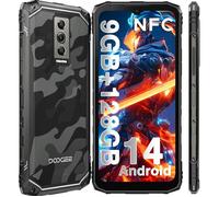 DOOGEE BLADE 10 Smartphone Robuste 4Go+128Go, Téléphone IP68 Étanche Écran 6,56"" HD+ Android 14 Batterie 5150mAh Caméra 16MP - Camo