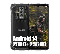 DOOGEE Blade 10 Ultra 20Go+256Go Telephone Portable Incassable 2025, Android 14 Téléphone Débloqué, 5150mAh, 50MP+8MP, 6.56"HD+ 90Hz Smartphone Incassable Etanche, Dual 4G LTE,GPS,NFC,OTG,Widevine L1
