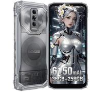 DOOGEE Blade 10 Ultra Energy Unbreakable Smartphone 36GB+256GB 6.56"" 6150mAh Telephone Incassable Android 15 10.7mm/4G/NFC Argent