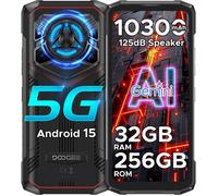 DOOGEE Blade 20 Play Smartphone 5G 32Go+256Go 6.6"" HD+ 90Hz Smartphone Robuste Android 15 50MP 125dB Haut-parleur NFC/GPS Rouge