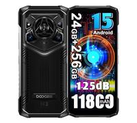 DOOGEE Blade 20 Pro 4G Téléphone Portable Incassable,Haut-parleur 125 dB,11800mAh 18W,24Go+256Go/2TB Android 15 Smartphone Incassable,6.6"HD+ 90Hz,50MP AI Caméra,3 slots/IP68/Widevine L1/NFC (Argent)