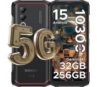 DOOGEE Blade 20 Turbo 5G Android 15 10300mAh Smartphone Incassable 33W 32Go+256Go/2To 50MP 6.6'' Triple Slot/IP68/NFC/GPS - Noir