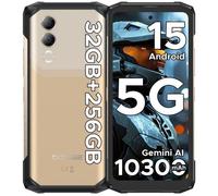 DOOGEE Blade 20 Turbo 5G Smartphone Robuste 32GO+256GO 10300mAh Écran 6.6"" AI 50MP Telephone Portable Incassable Dual SIM/NFC Or