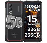 DOOGEE Blade 20 Turbo Android 15 Téléphone incassable 32+256 Go, Téléphone portable 6,6 pouces, 50 MP, 10300mAh Smartphone- Noir