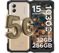 DOOGEE Blade 20 Turbo Smartphone 5G 32GO+256GO Écran 6.6"" 90Hz Telephone Portable Incassable Android 15 10300mAh 50MP NFC/OTG Or