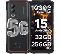 DOOGEE Blade 20 Turbo Telephone Portable Incassable 32+256Go/2To 6.6” Smartphone Robuste Android 15 50MP 10300mAh IP68/5G/NFC Noir