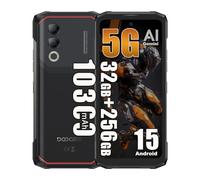 DOOGEE Blade 20 Turbo Telephone Portable Incassable 5G Android 15,10300mAh 33W 32Go+256Go(2To) Smartphone Chantier,50MP IA Caméra 6.6''HD+90Hz Smartphone Incassable,Triple Slot/IP68/NFC/GPS (Noir)