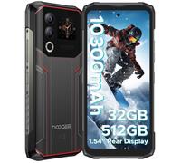 DOOGEE Blade 20 Ultra Telephone Portable Incassable Android 14, 10300mAh, 32Go+512Go,smartphone robuste 5G GPS-Rouge