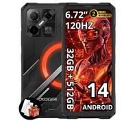 DOOGEE Blade GT Pro 5G | Écran 6,72″ FHD+ 120 Hz | 32 Go RAM + 512 Go (2 to) | Triple caméra AI 100 MP | 5800 mAh Akku | NFC | LED-Effekt | Dual-SIM | 2 Ans de Garantie | Ombre Mystique Noire