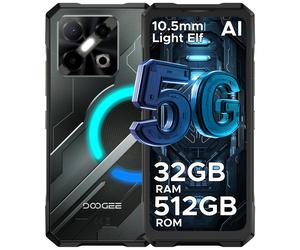 DOOGEE Blade GT Pro 5G, Smartphone robuste 2025, 32 Go + 512 Go, D7025 6 nm, 120 Hz, 6,72 pouces FHD+, caméra IA 100 MP, Android ultra-fin, double SIM 5G, empreinte digitale et reconnaissance faciale,