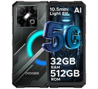DOOGEE Blade GT Pro 5G Smartphone Rugged 2025, Effets Lumineux Dynamiques, 32 Go + 512 Go, 6 nm D7025, 120 Hz & 6,72" FHD+, Caméra IA 100 MP, Téléphone Mobile Android Ultra-Fin, Double SIM 5G, Reconna
