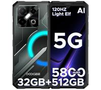 DOOGEE Blade GT Pro Téléphone Portable Incassable 32GO+512GO, Écran IPS Waterdrop 6,72" FHD+ 120 Hz, Android Smartphone, Processeur Octa Core Dimensity 7020, 100 Mpx + 32 Mpx, Batterie 5500 mAh, NFC