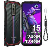 DOOGEE Blade10 Energy Smartphone Incassable Android 15, 24GO+128GO/2TO Téléphone Portable Incassable 2025, 90Hz 6.56" HD+, 6150mAh Telephone Chantier, 16MP+8MP, 4G Dual SIM/NFC/IP68/OTG/FACE ID