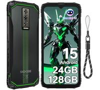 DOOGEE Blade10 Energy Telephone Portable Incassable Android 15, 24GO+128GO/2TO Smartphone Incassable 2025, 90Hz 6.56" HD+, 6150mAh Telephone de Chantier, 16MP+8MP, 4G Dual SIM/NFC/IP68/OTG/FACE ID
