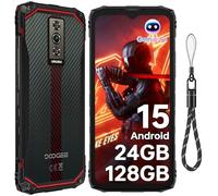DOOGEE Blade10 Energy Téléphone Portable Incassable Android 15, 24GO+128GO/2TO Smartphone Incassable 2025, 90Hz 6.56" HD+, 6150mAh Telephone Chantier, 16MP+8MP, 4G Dual SIM/NFC/IP68/OTG/FACE ID